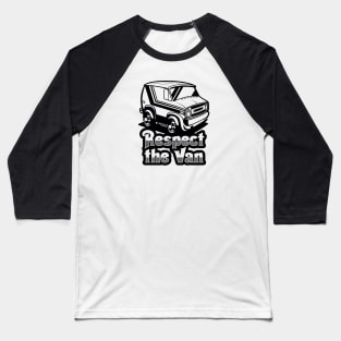 Respect The Van (Ghost) - Ash Baseball T-Shirt